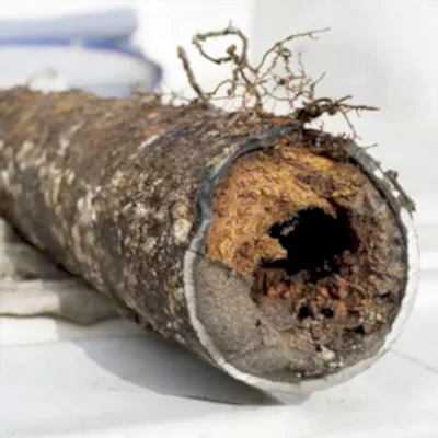 Clogged pipe