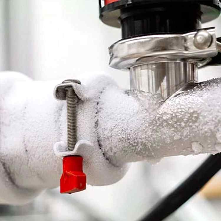 Frozen pipe