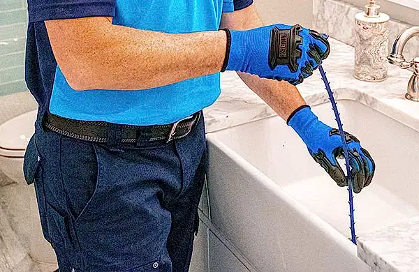 Z PLUMBERZ of Bergen servicing tub drain