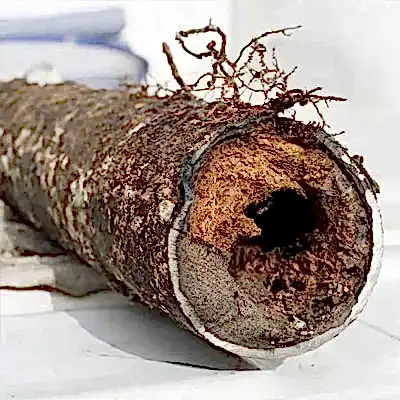 Clogged pipe