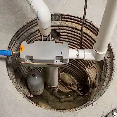 Photo of a sump pump