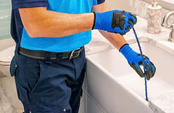 Z PLUMBERZ of Greater Boston servicing tub drain