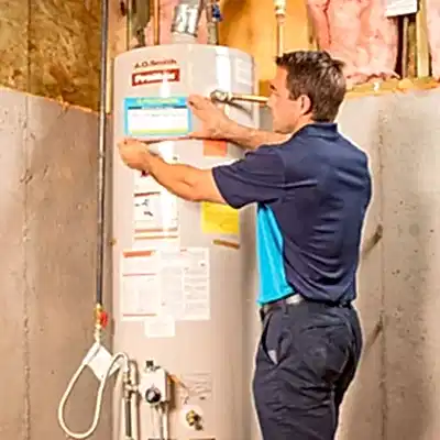 ZPZ Tech servicing hot water heater