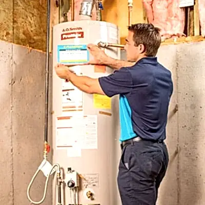 ZPZ Tech servicing hot water heater