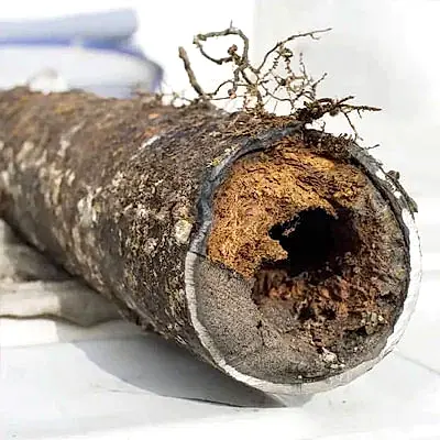 Clogged pipe