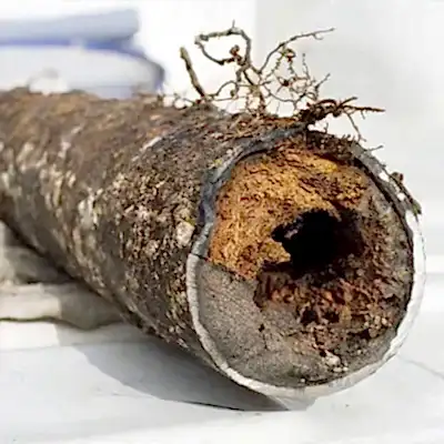 Clogged pipe