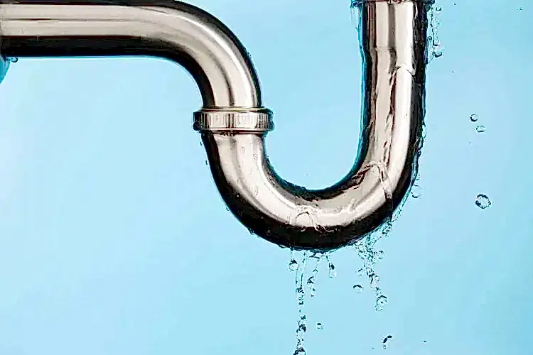 Leaking Pipe Stock Photo for Pipe Plumbing Services