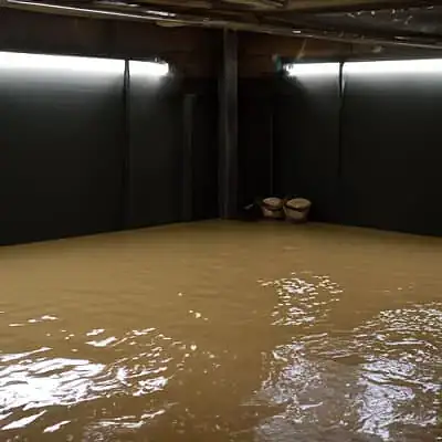 flooded room