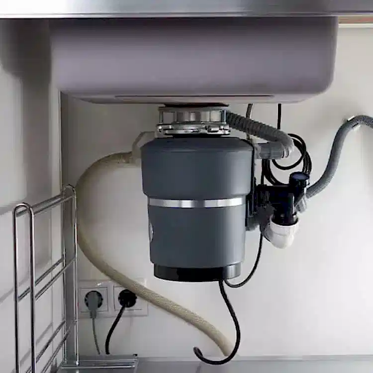 Garbage disposal under sink