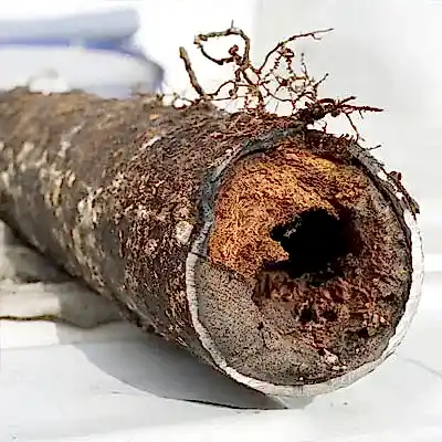 Clogged pipe