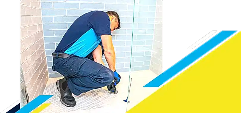 Z PLUMBERZ technician fixing shower drain