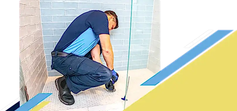 Z PLUMBERZ of Greater Boston technician fixing shower drain