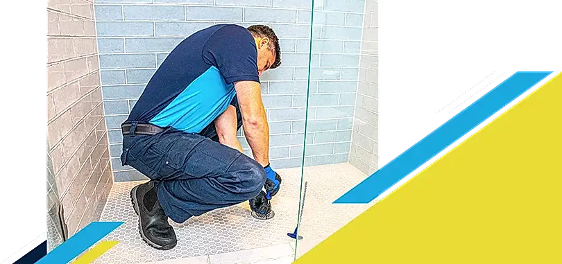Z PLUMBERZ of Riverside technician fixing shower drain
