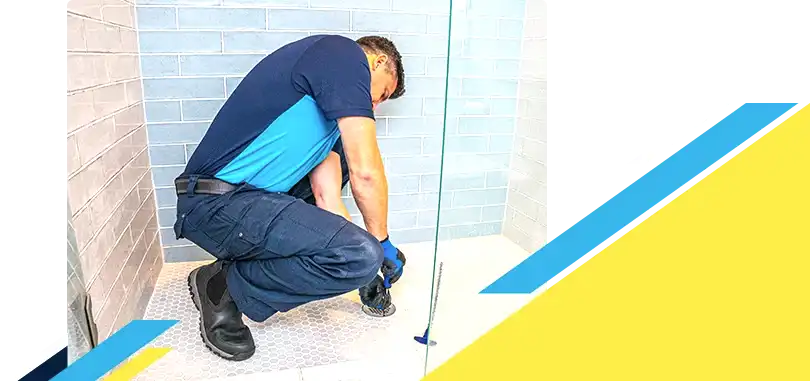 Z PLUMBERZ of Jupiter technician fixing shower drain