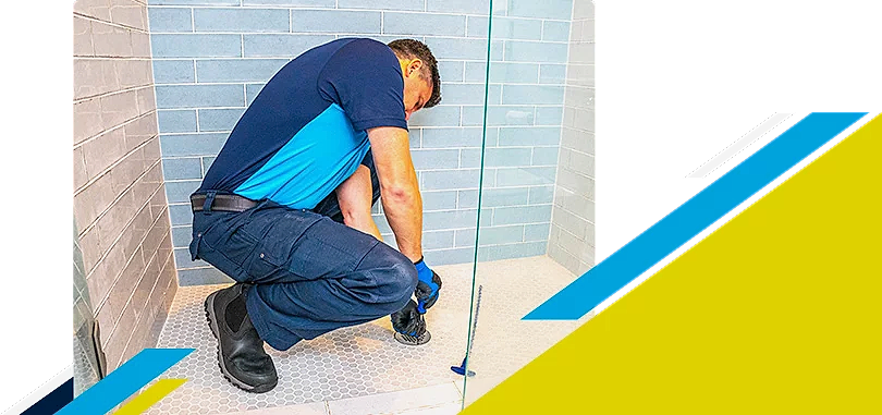 Z PLUMBERZ of East Valley technician fixing shower drain