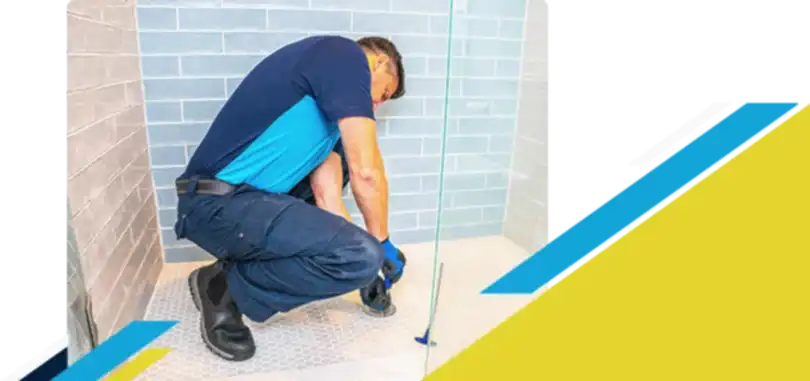 Z PLUMBERZ of Atlanta technician fixing shower drain